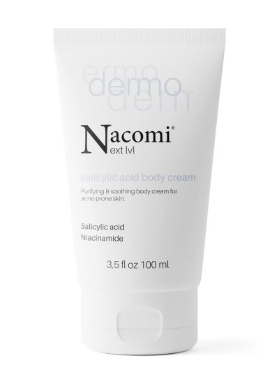 Nacomi Next Level Dermo oczyszczająco-łagodzący krem do ciała z kwasem salicylowym i niacynamidem 100ml