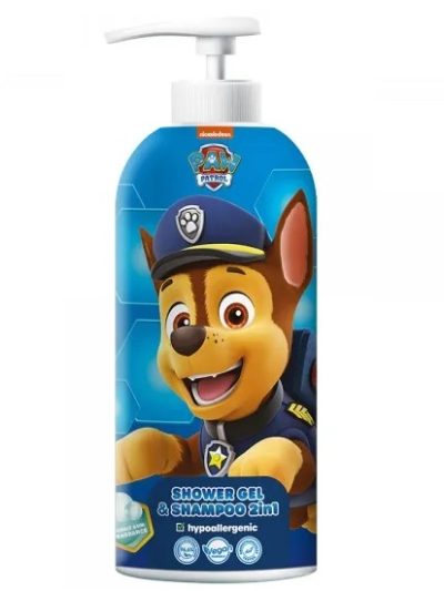 Paw Patrol Chase żel pod prysznic i szampon 2w1 Guma Balonowa 1000ml