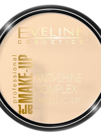 Eveline Cosmetics Art Make Up Anti-Shine Complex Pressed Powder matujący puder mineralny z jedwabiem 30 Ivory 14g