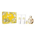 Versace Eros Pour Femme zestaw woda perfumowana 100ml + żel pod prysznic 100ml + balsam do ciała 100ml + miniatura wody perfumowanej 5ml
