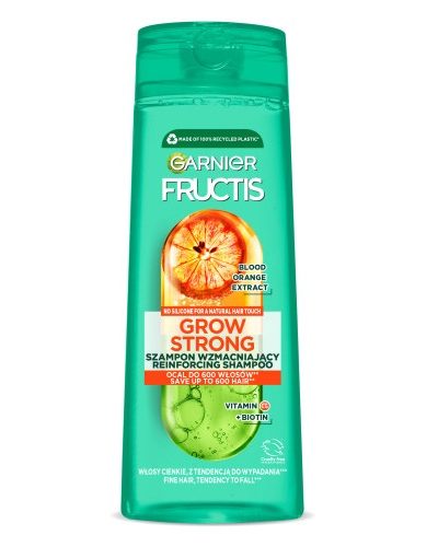 Garnier Fructis Grow Strong Orange wzmacniający szampon do włosów cienkich z tendencją do wypadania 400ml