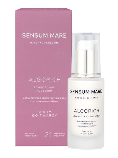 Sensum Mare Algorich zaawansowane serum rewitalizujące i przeciwzmarszczkowe do skóry suchej i bardzo suchej 30ml