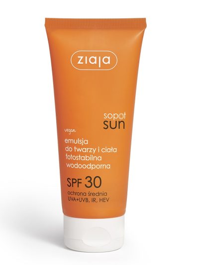 Ziaja Sopot Sun emulsja do twarzy i ciała SPF30 100ml