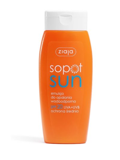 Ziaja Sopot Sun emulsja do opalania wodoodporna SPF20 150ml