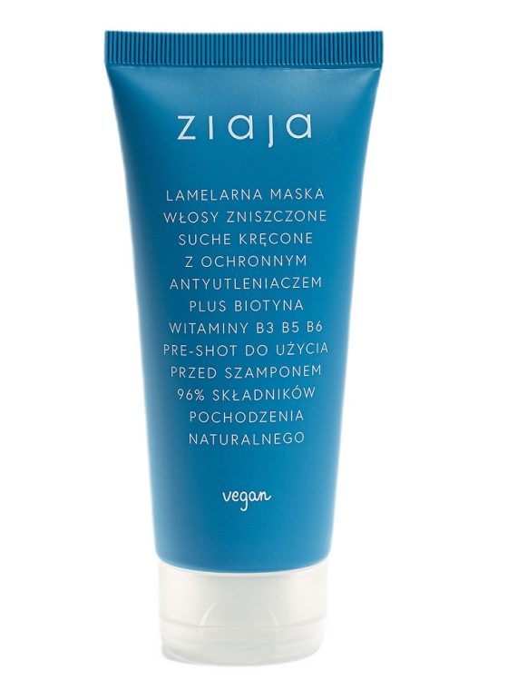 Ziaja Lamelarna maska włosy zniszczone suche kręcone 100ml