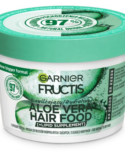 Garnier Fructis Aloe Hair Food maska do włosów normalnych i suchych 400ml