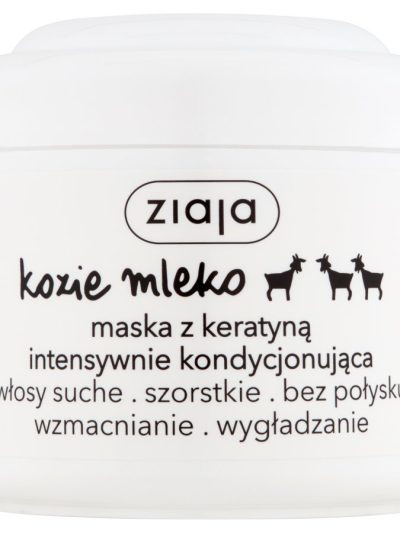 Ziaja Kozie Mleko maska z keratyną intensywnie kondycjonująca włosy szorstkie bez połysku 200ml