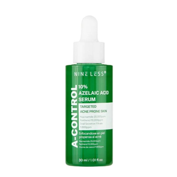 NINE LESS A-Control 10% Azelaic Acid Serum rozjaśniające serum do twarzy 30ml