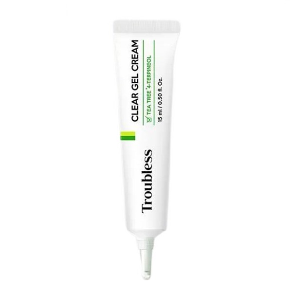 Troubless Clear Gel Cream punktowy żel na niedoskonałości 15ml