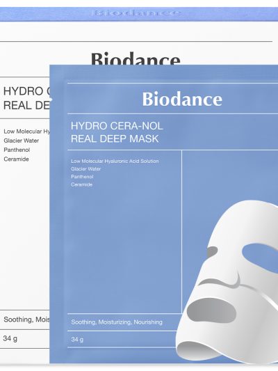 Biodance Hydro Cera-Nol Real Deep Mask maska do twarzy w płachcie 4x34g