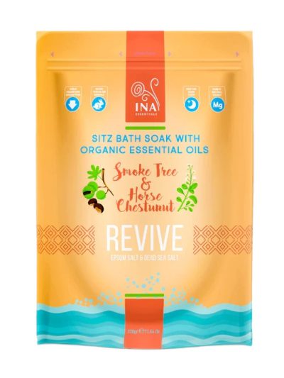INA ESSENTIALS Revive sól do kąpieli z perukowcem podolskim i kasztanem 330g