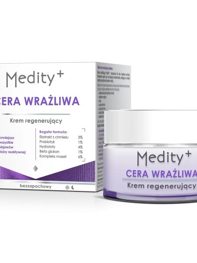 Medity+ Cera Wrażliwa krem regenerujący do twarzy 50ml