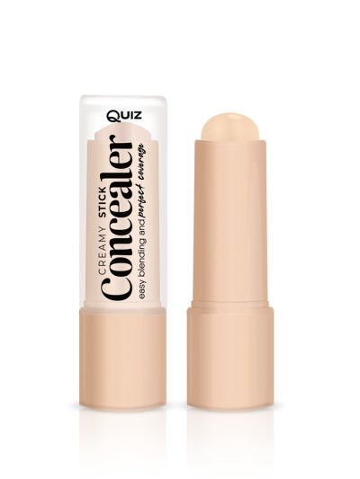 Quiz Cosmetics Creamy Stick Concealer korektor na niedoskonałości wzbogacony mieszanką olei i witaminą E N°02 5ml