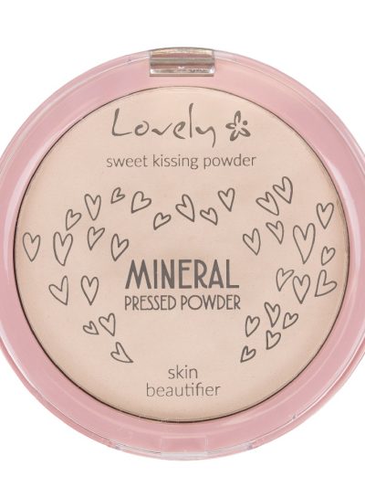 Lovely Mineral Pressed Powder transparentny silnie matujący fikser mineralny do twarzy 10g
