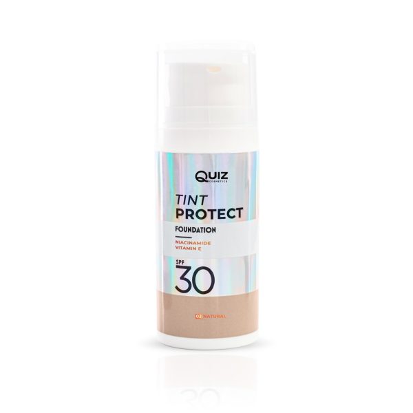 Quiz Cosmetics Tint Protect Foundation SPF30 lekki podkład wzbogacony witaminą E i niacynamidem N°02 Natural 30ml