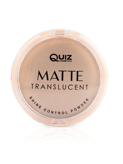 Quiz Cosmetics Matte Translucent Powder transparentny puder matujący N°02 10g