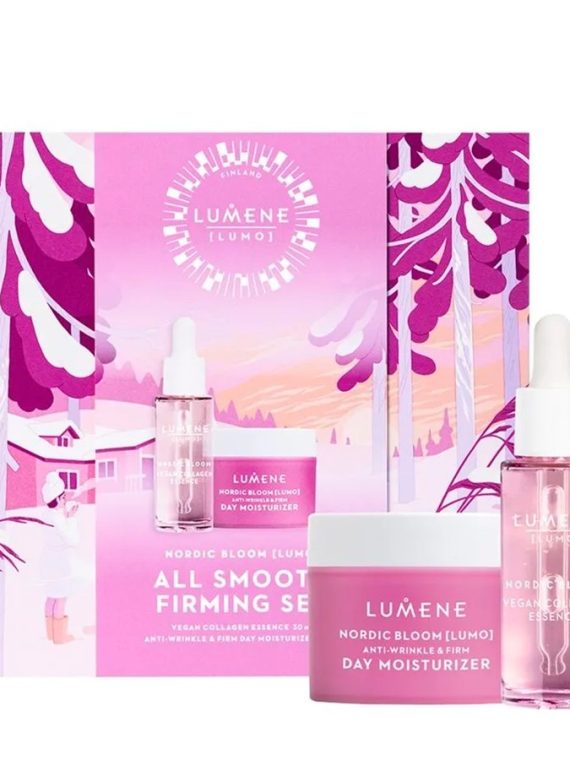 Lumene Nordic Bloom &lsqb;Lumo&rsqb; All Smooth Firming Set zestaw esencja do twarzy 30ml + krem do twarzy 50ml