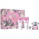 Versace Bright Crystal zestaw woda toaletowa 90ml + woda toaletowa 5ml + balsam do ciała 100ml + żel pod prysznic 100ml