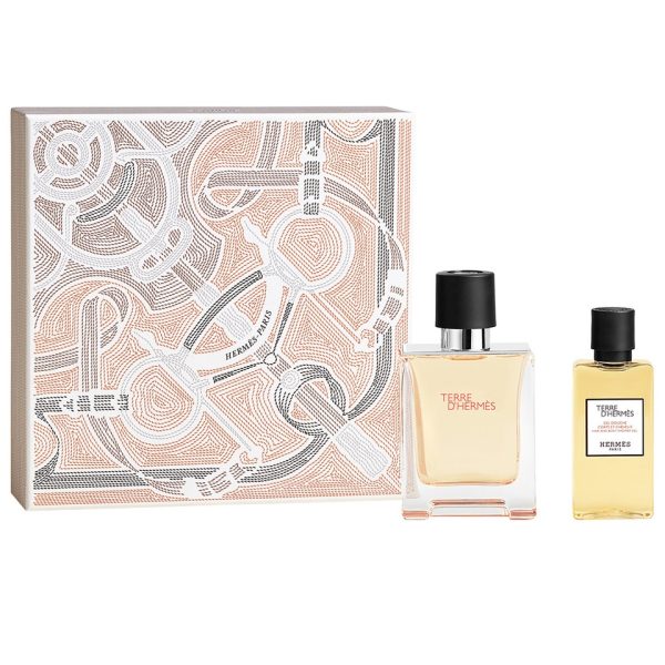 Terre D'Hermes zestaw woda toaletowa 50ml + żel pod prysznic 40ml