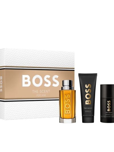 Hugo Boss Boss The Scent For Him zestaw woda toaletowa spray 100ml + dezodorant sztyft 75ml + żel pod prysznic 100ml