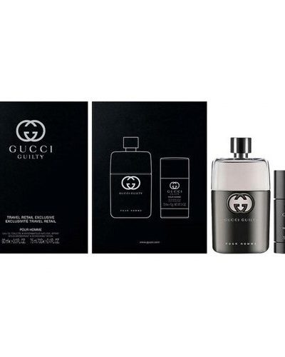 Gucci Guilty Pour Homme zestaw woda toaletowa 90ml + dezodorant sztyft 75ml