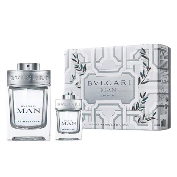 Bvlgari Man Rain Essence zestaw woda perfumowana 100ml + woda perfumowana 15ml