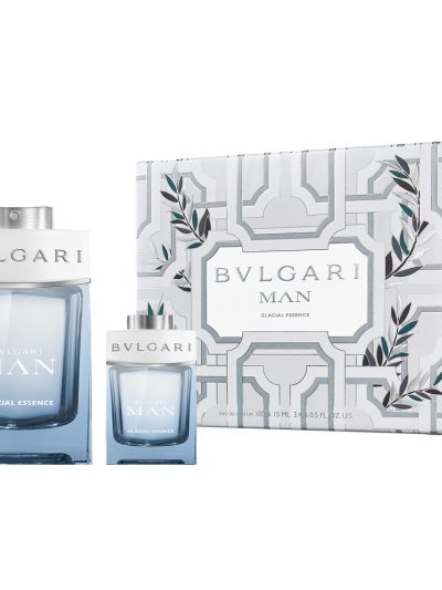 Bvlgari Man Glacial Essence zestaw woda perfumowana spray 100ml + woda perfumowana spray 15ml