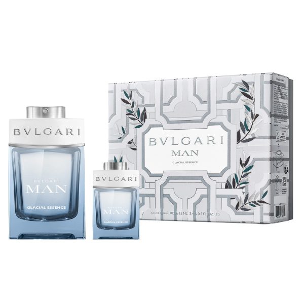Bvlgari Man Glacial Essence zestaw woda perfumowana 100ml + woda perfumowana 15ml