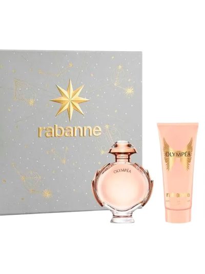 Paco Rabanne Olympea zestaw woda perfumowana 80ml + balsam do ciała 100ml + woda perfumowana 10ml