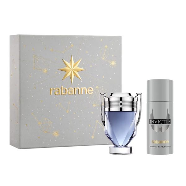 Paco Rabanne Invictus zestaw woda toaletowa 100ml + dezodorant 150ml