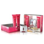 New Brand Extasia For Women zestaw woda perfumowana 100ml + balsam do ciała 130 ml + żel pod prysznic 130ml + woda perfumowana 15ml