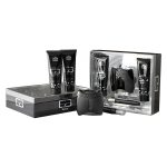 New Brand Extasia Black zestaw woda toaletowa 100ml + balsam po goleniu 130ml + żel pod prysznic 130ml + woda toaletowa 15ml
