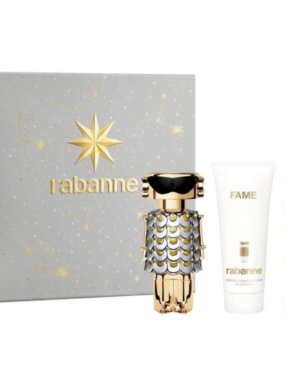 Paco Rabanne Fame zestaw woda perfumowana spray 80ml + balsam do ciała 100ml + woda perfumowana spray 10ml
