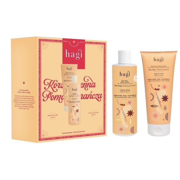 Hagi Korzenna Pomarańcza zestaw balsam do ciała 200ml + żel do mycia ciała 300ml