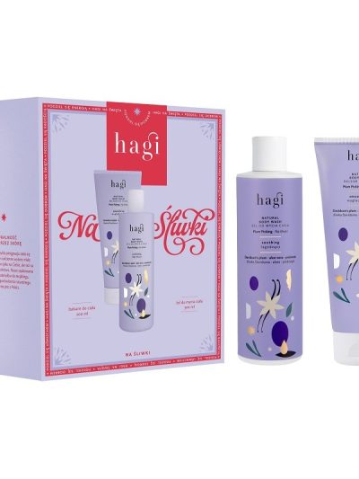 Hagi Na Śliwki zestaw balsam do ciała 200ml + żel do mycia ciała 300ml