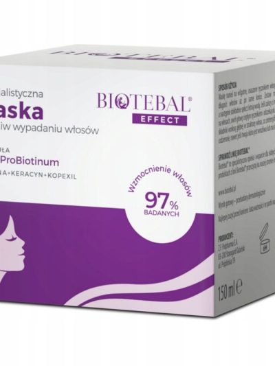 Biotebal Effect specjalistyczna maska przeciw wypadaniu włosów 150ml