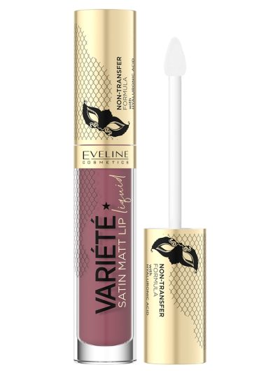 Eveline Cosmetics Variete Satin Matt Lip Liquid pomadka w płynie z kwasem hialuronowym 03 4.5ml