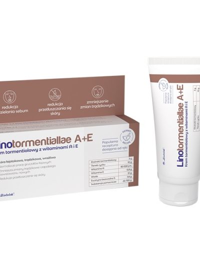 Ziołolek Linotormentiallae A+E krem tormentiolowy z witaminami A i E 50g