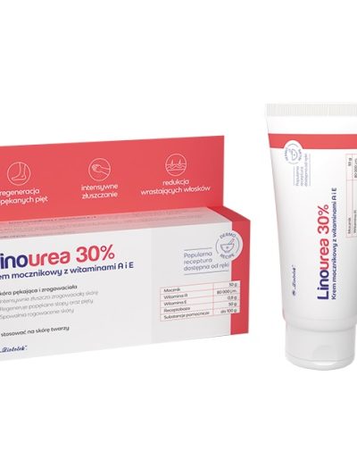 Ziołolek Linourea 30% krem mocznikowy z witaminami A i E 50g