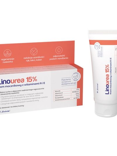 Ziołolek Linourea 15% krem mocznikowy z witaminami A i E 50g