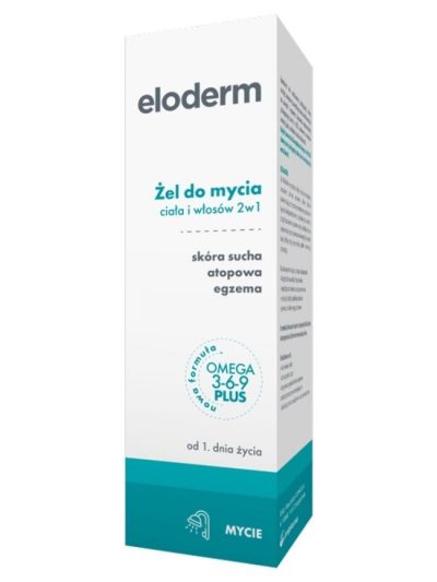 Eloderm Żel do mycia ciała i włosów 2w1 200ml