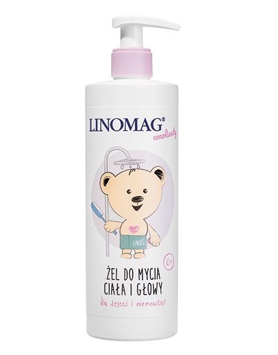 Linomag Żel do mycia ciała i głowy dla dzieci i niemowląt 400ml
