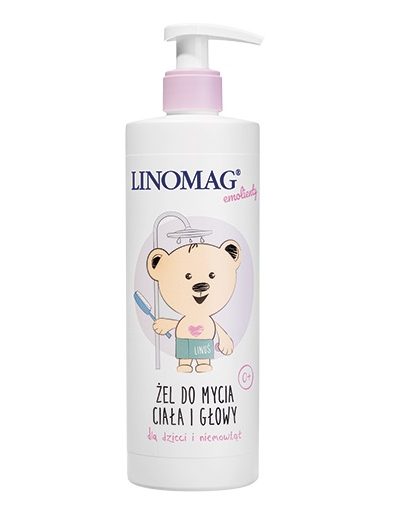 Linomag Żel do mycia ciała i głowy dla dzieci i niemowląt 200ml
