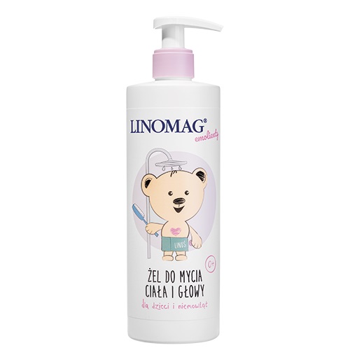 Linomag Żel do mycia ciała i głowy dla dzieci i niemowląt 200ml