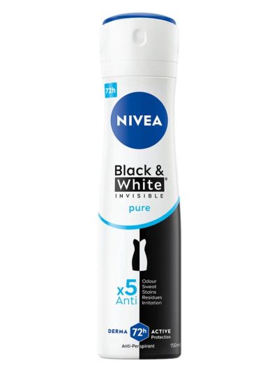 Nivea Black&White Invisible Pure antyperspirant 150ml