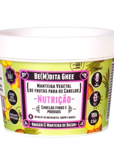 Lola Cosmetics Be(M)dita Ghee odżywcza maska do włosów z ananasem i masłem bacuri 100g