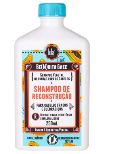 Lola Cosmetics Be(M)dita Ghee regenerujący szampon do włosów z papają i keratyną 250ml