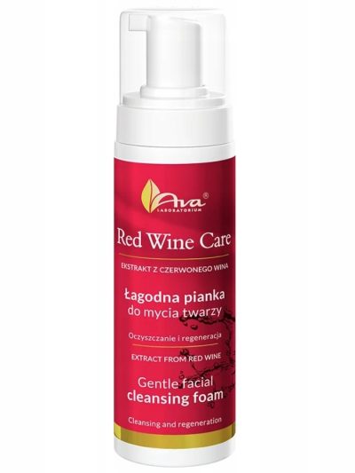 Ava Laboratorium Red Wine Care łagodna pianka do mycia twarzy 150ml