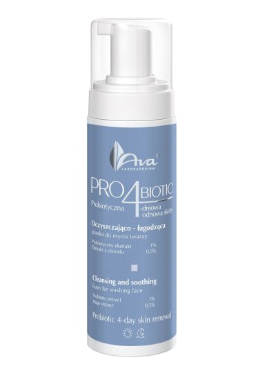 Ava Laboratorium Pro4Biotic oczyszczająco-łagodząca pianka do mycia twarzy 150ml