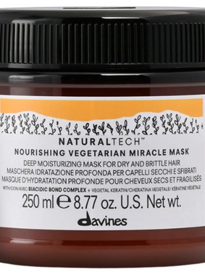 Davines Naturaltech Nourishing Vegetarian Miracle Mask odżywcza maska do włosów suchych i osłabionych 250ml